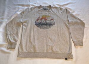 Techstyles Zion National Park Sweatshirt XL Oatmeal Mountain Sunset Crewneck